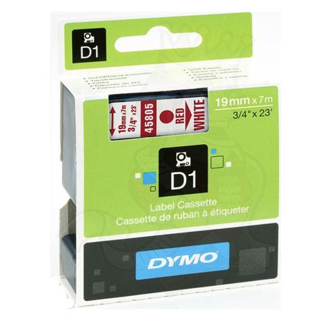 Dymo Red on Wht 19mmx7m Tape Dymo — view 2