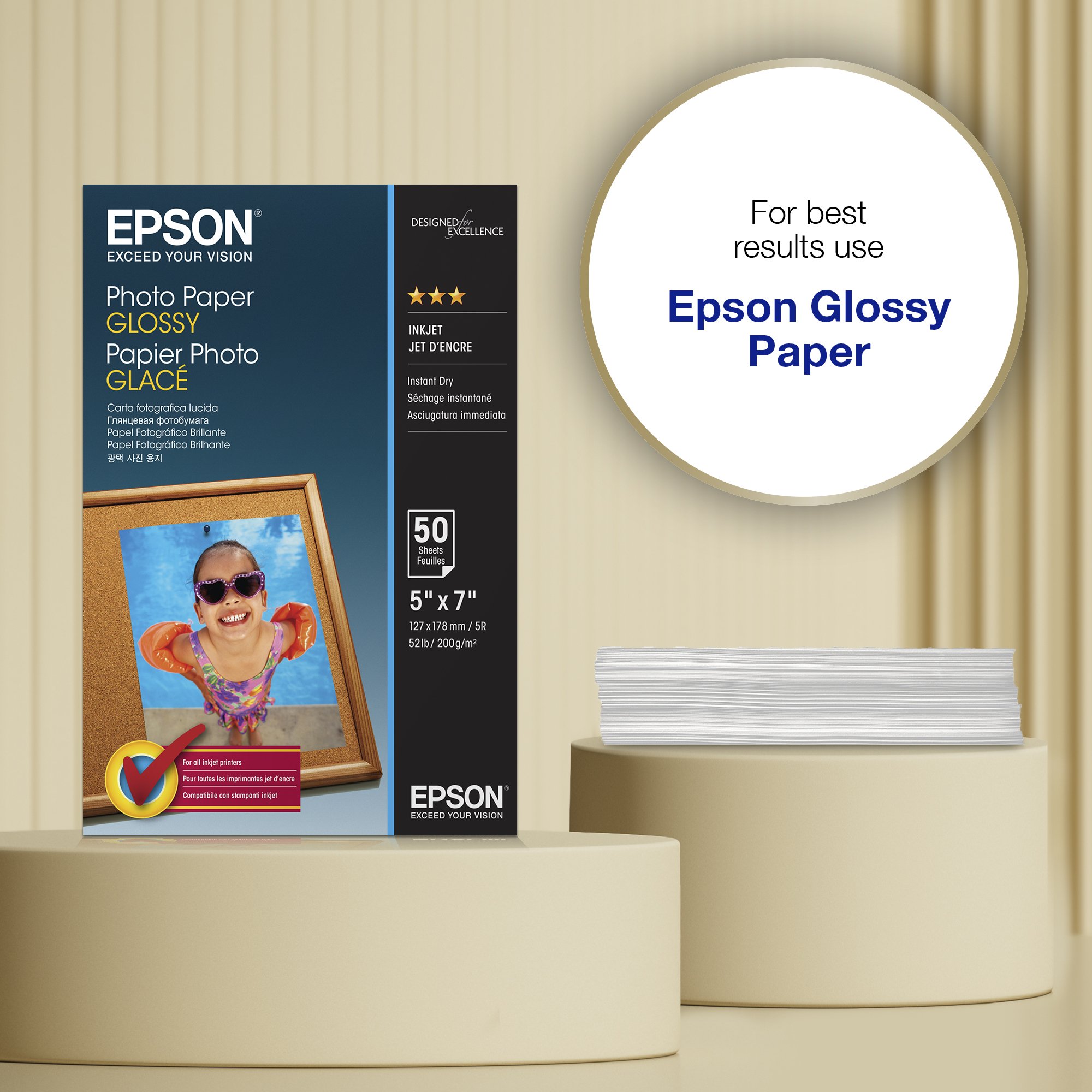 Epson 42545 Glossy P/Paper 5x7 Epson — view 3