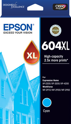 604 XL Cyan Ink Epson — view 2