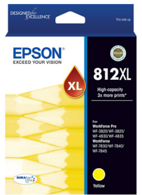 Epson 812XL Yellow Ink Cart Epson — view 2