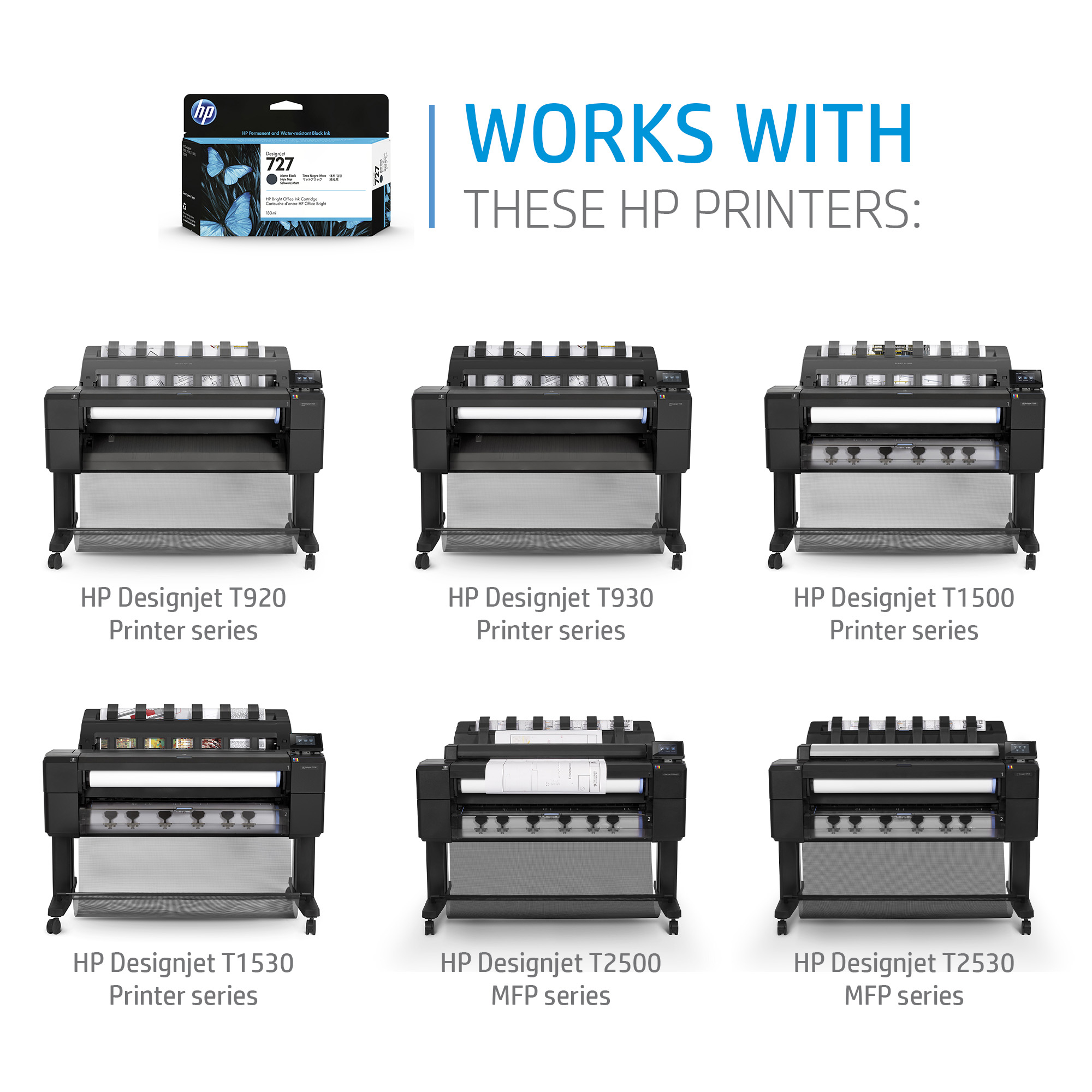 HP727 300ml Photo BlkInk3WX20A HP — view 3