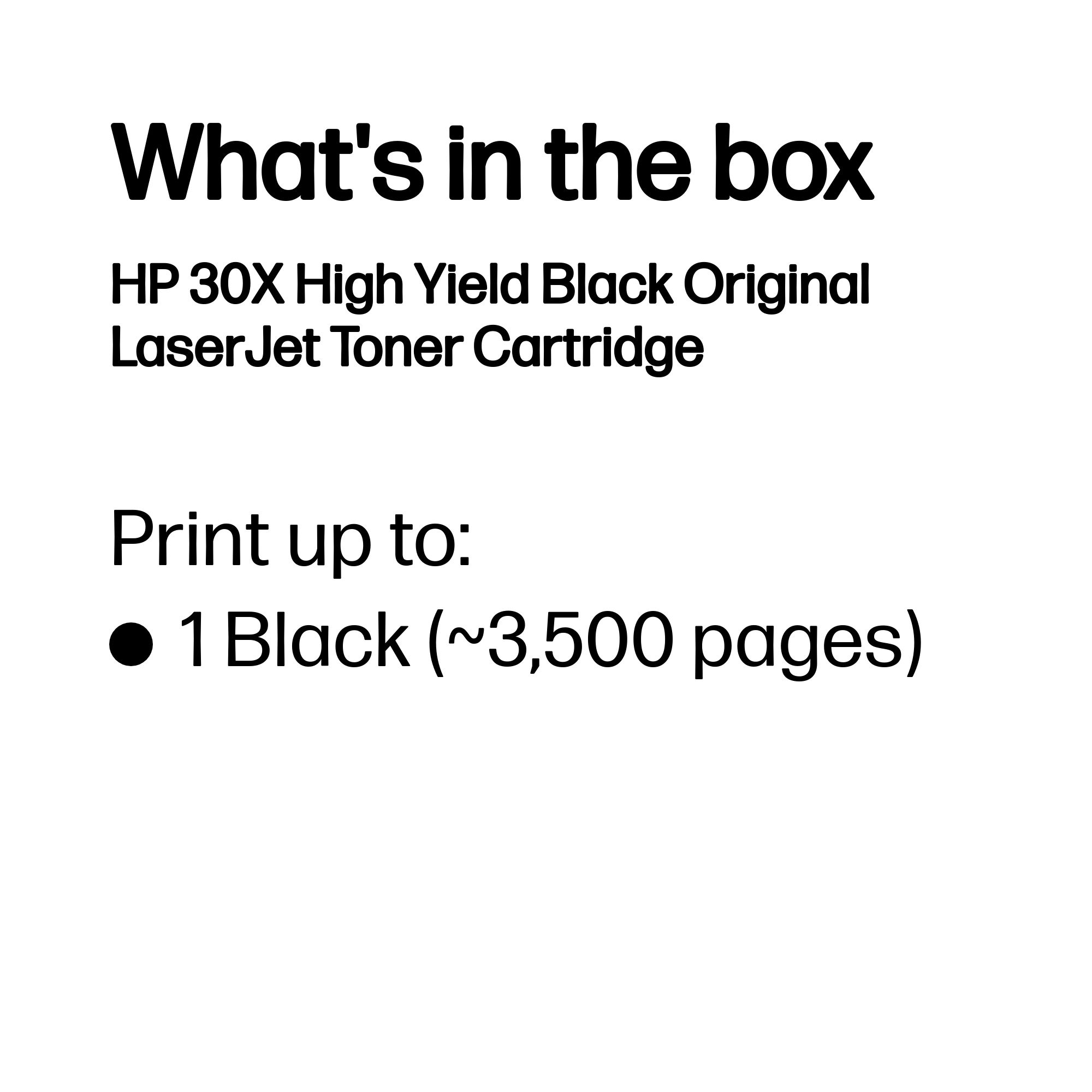 HP #30X Black Toner CF230X HP — view 4
