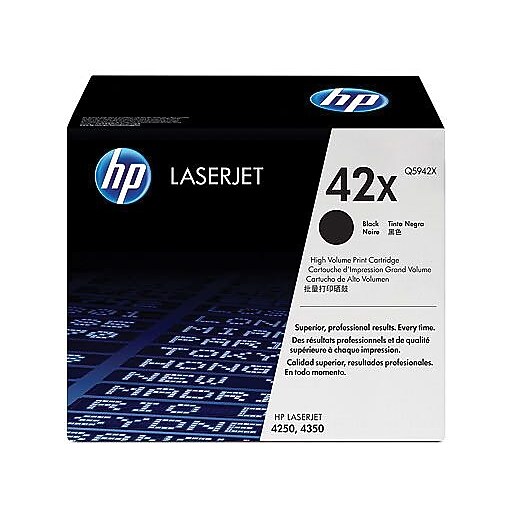 HP #42X Black Toner Q5942X HP — view 2