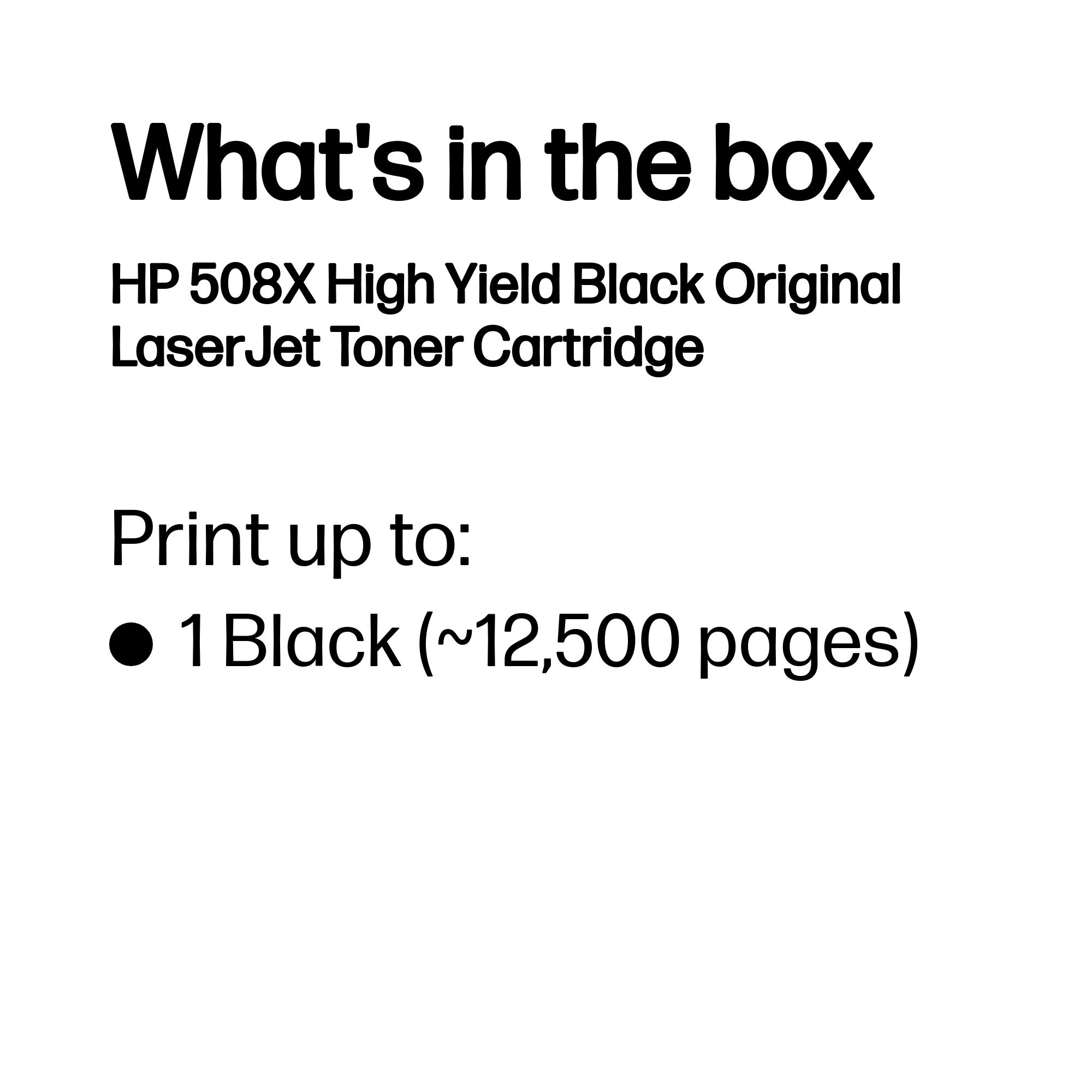 HP #508X Black Toner CF360X HP — view 4