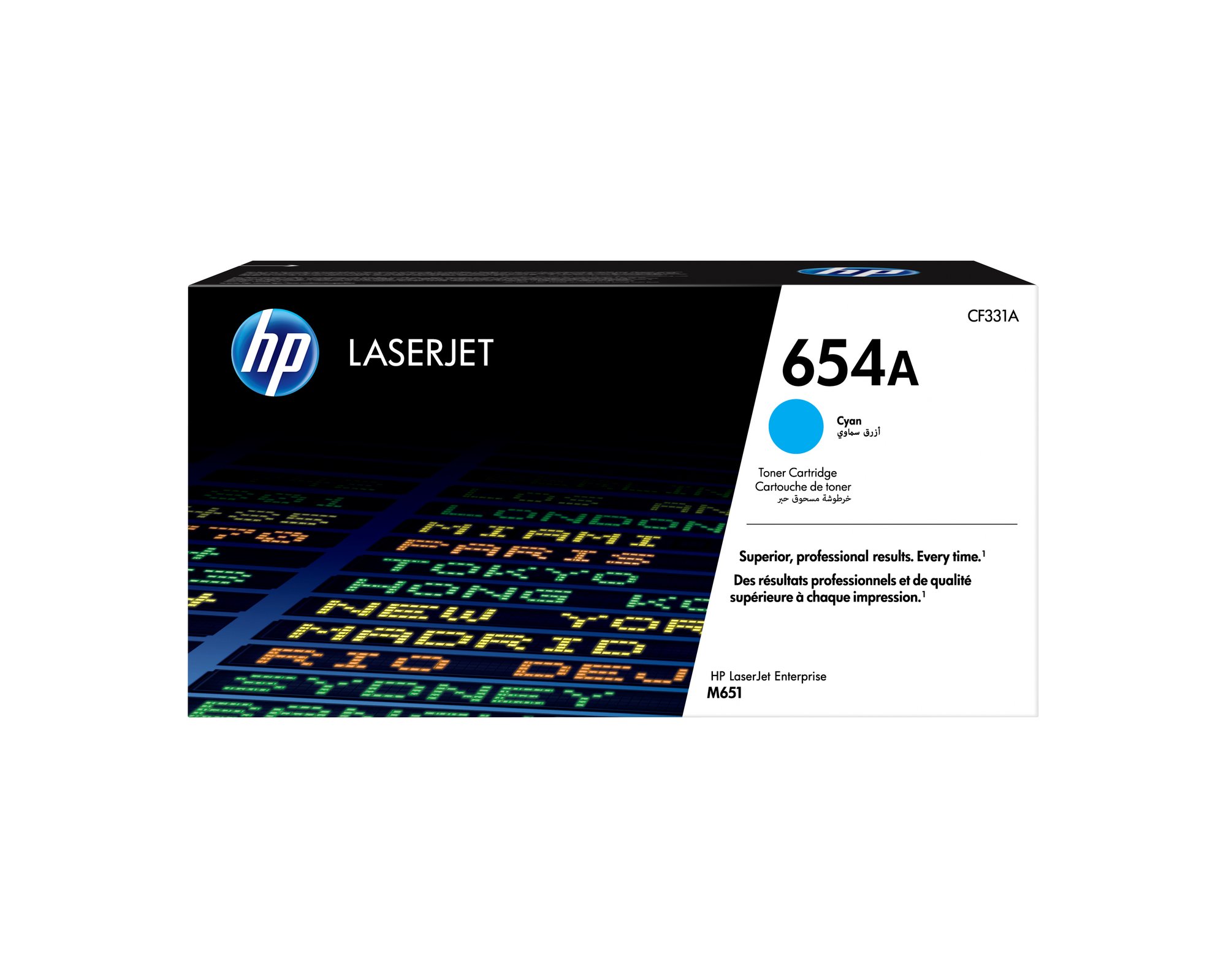 HP 654A Cyan LasJet Ton CF331A HP — view 2