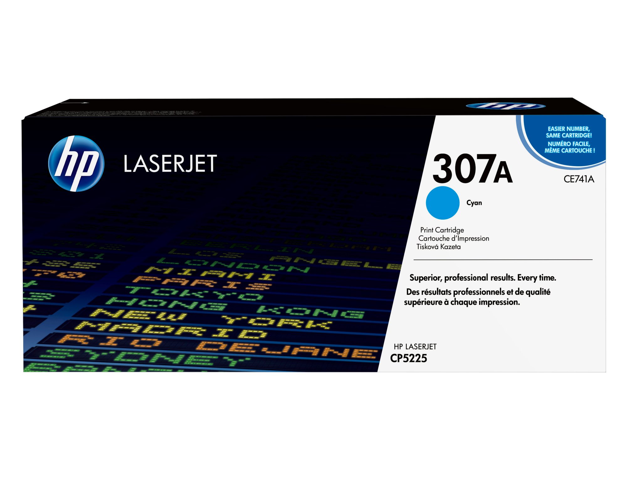 HP #307A Cyan Toner CE741A HP — view 2