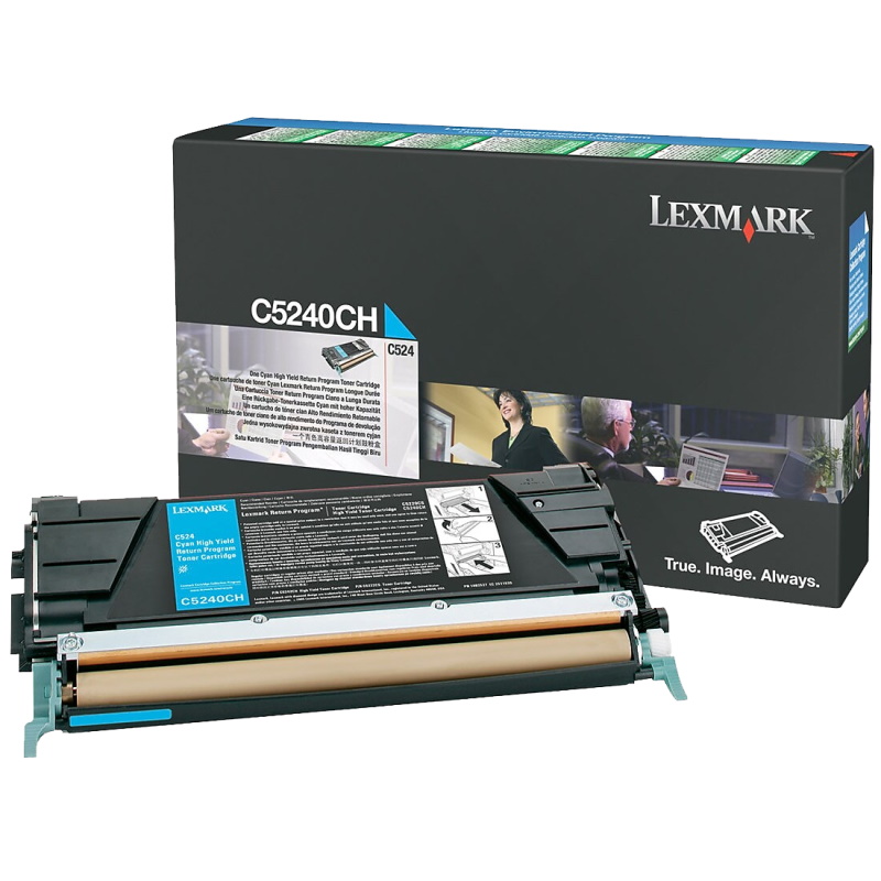 Lexm C5240CH Cyan Pre HY Cart Lexmark — view 2