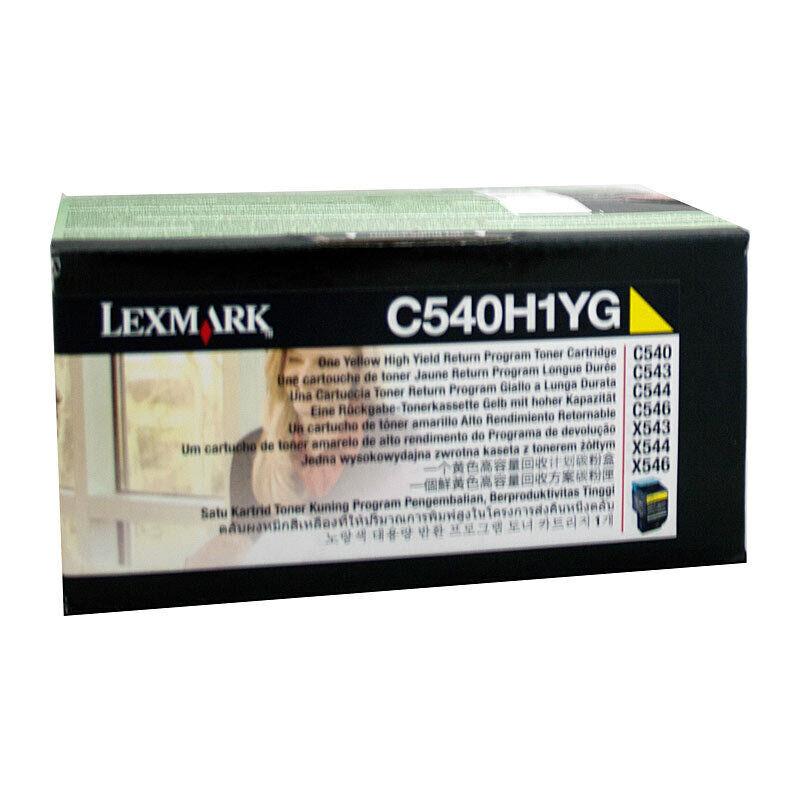 Lexm C540H1YG Yellow Toner Lexmark — view 2