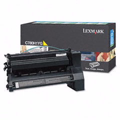 Lexm C780H1YG HY Pre Yel Cart Lexmark — view 2