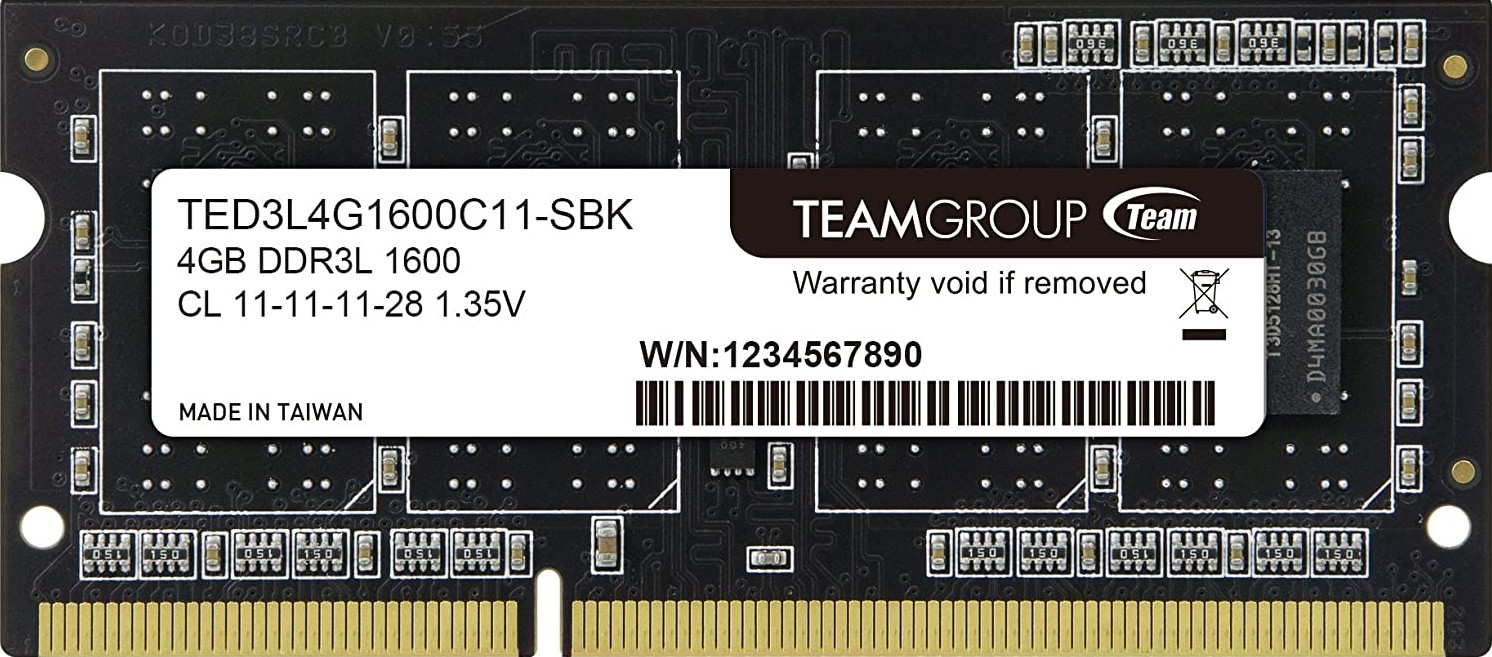 Team Elite 8GB 1600MHZ DDR3 So-Dimm Team — view 2