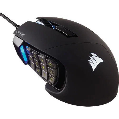 Corsair Gaming Scimitar Elite RGB 18000 Dpi Moba/Mmo Optical PC Gaming Mouse - Black Corsair — view 2