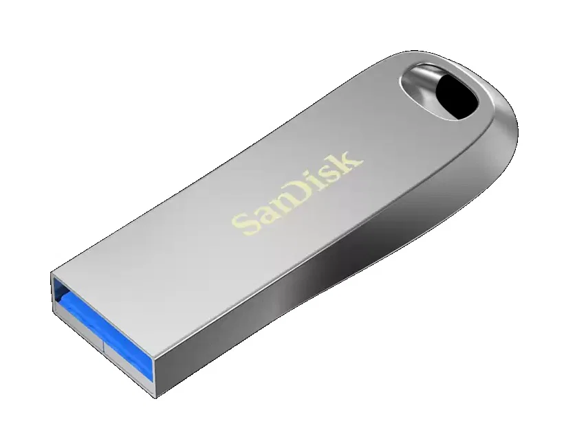 Sandisk Ultra Luxe USB 3.2 Gen 1 Flash Drive CZ74 128GB Full Cast Metal 5Y SanDisk — view 2