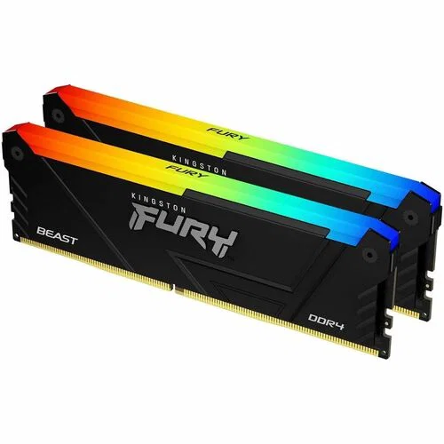 Kingston 32GB 3200MHZ DDR4 CL16 Dimm (Kit of 2) Fury Beast RGB Kingston — view 2