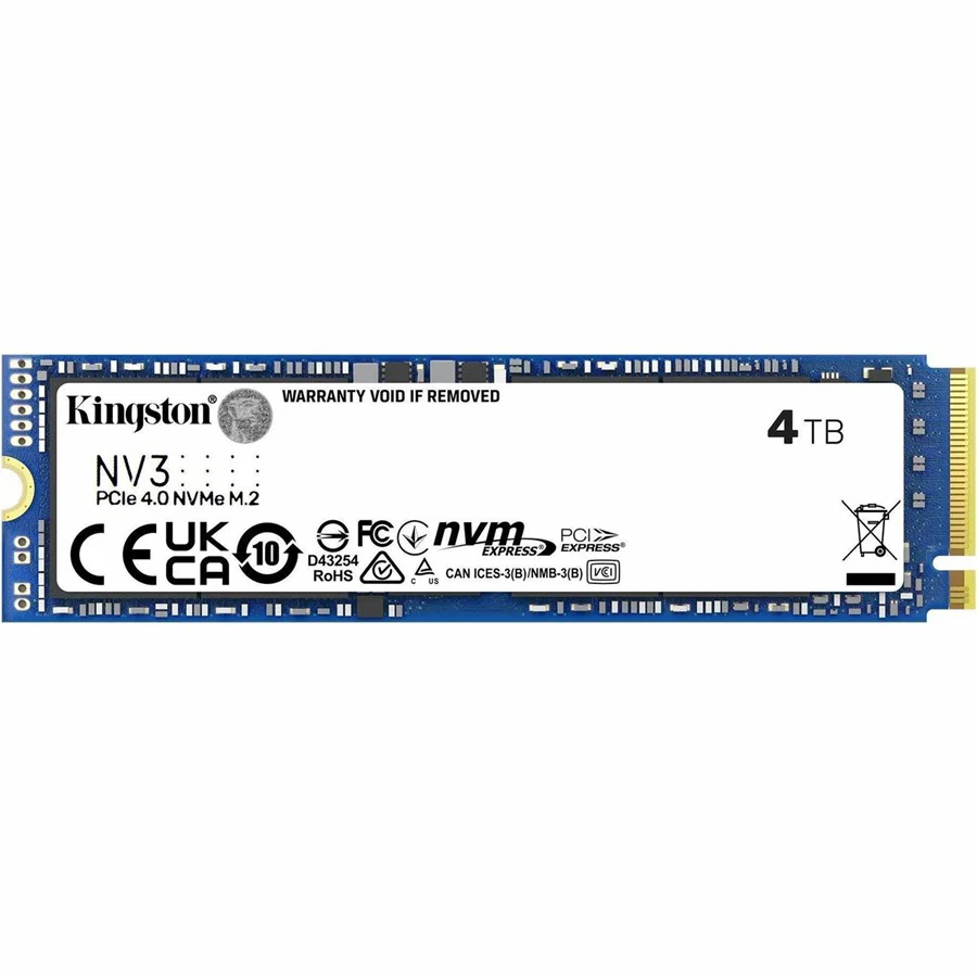 Kingston 4TB NV3 M.2 Pcie 4.0 NVME SSD R/W 6000/5000 MB/S Kingston — view 2