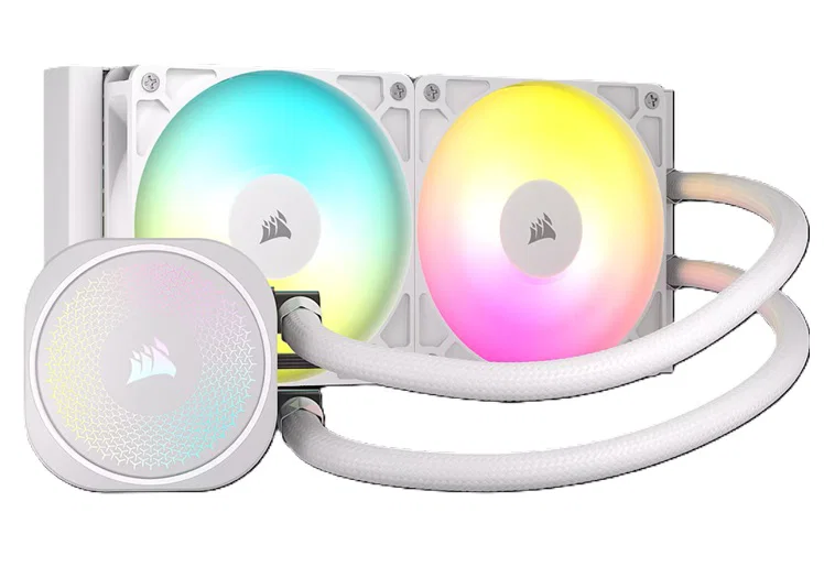 Corsair Nautilus 240 ARGB 240MM Radiator Liquird CPU Cooler White Corsair — view 2