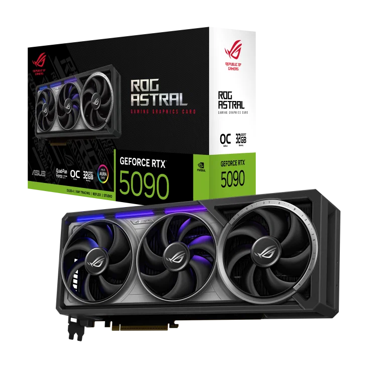 ASUS Rog-Astral-RTX5090-O32G-Gaming Graphics Card Asus — view 2