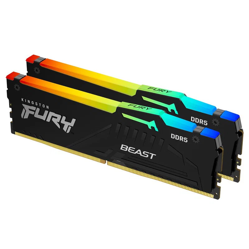 Kingston Fury Beast RGB 64 GB (2X32GB) DDR5-6000 CL30 Desktop Gaming Memory Kingston — view 2